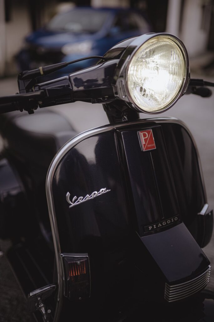 Close Up Shot of a Vespa Close Up Shot of a Vespa